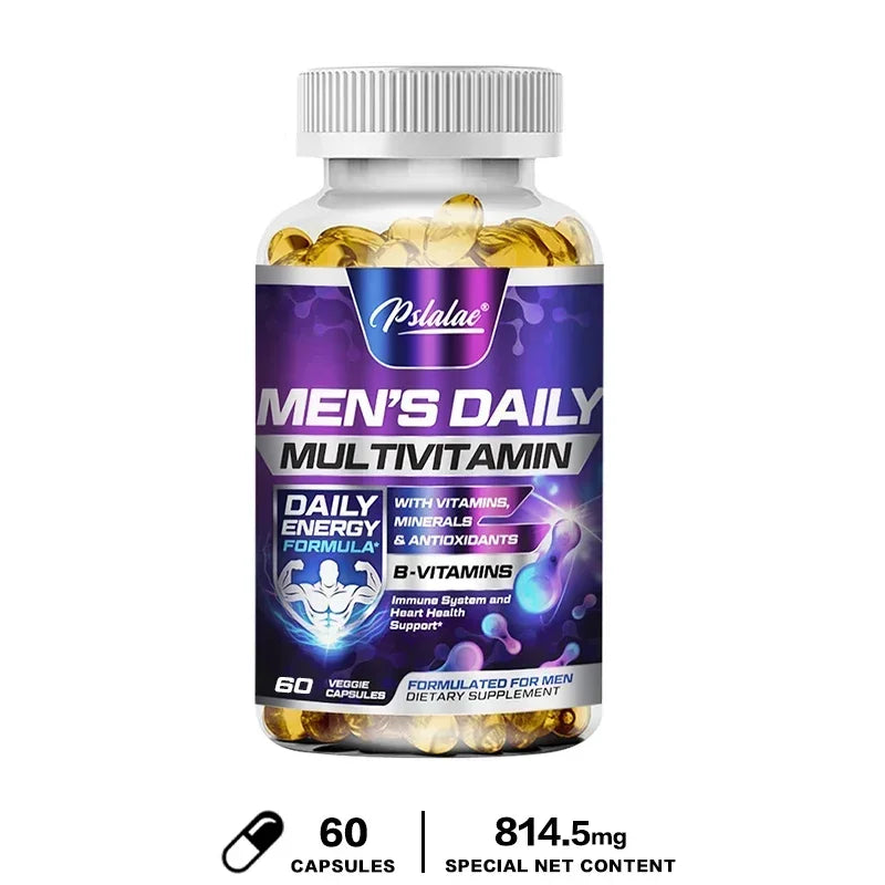 Men's Multivitamin Supplement - Supports Immune Health, Boosts Energy Production, and Improves Vitality and Endurance - Sun Studio