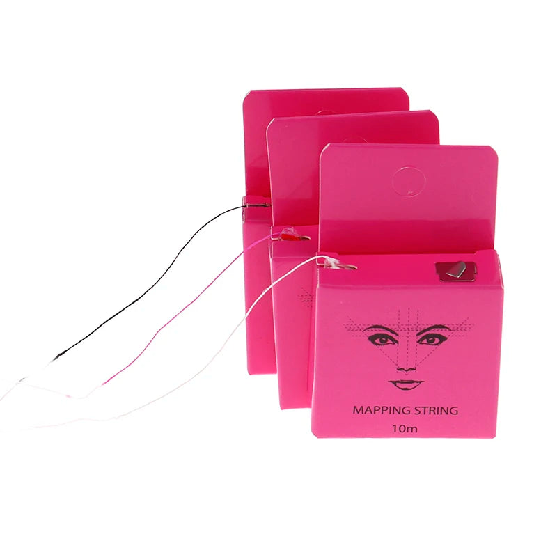 Make Up Dyeing Liners Thread Semi Permanent Positioning Eyebrow Measuring Mapping Tool Pre-ink String For Microblading Eyebow - Sun Studio
