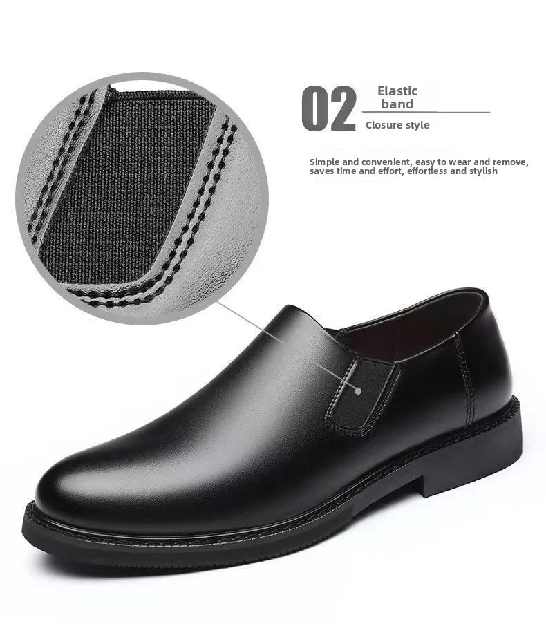 First-Class Military Leather Shoes Casual Business Men's Soft Bottom Shoes All Cowhide Special Offer Clearance Sale - Sun Studio