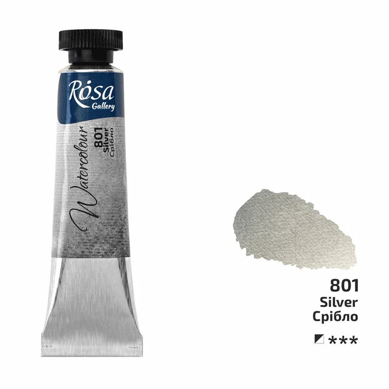 ROSA New 10 Color Precipitated Watercolor Pigments 10ml Tube Master Watercolor Paint Student Artist Painting Supplies - Sun Studio