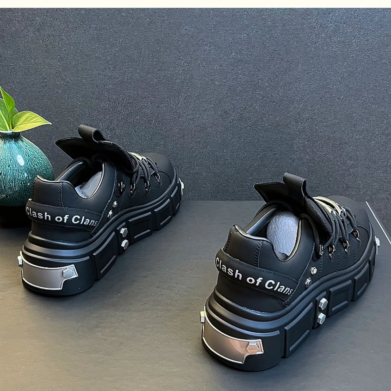 Spring and Autumn New Quality Men's Shoes Thick soled Height Increasing Casual Shoes Mountaineering Travel Outdoor Sports Shoes - Sun Studio