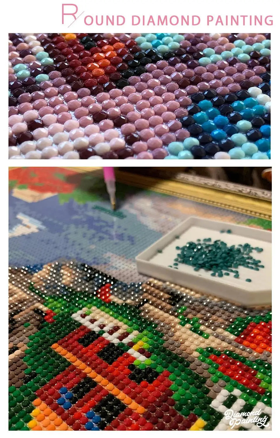 Fairy Dust AB Cartoon Grandpa and Grandma 5D DIY Diamond Painting Cross Stitch Art Mosaic Full Embroidery Home Decor Kids Gift - Sun Studio