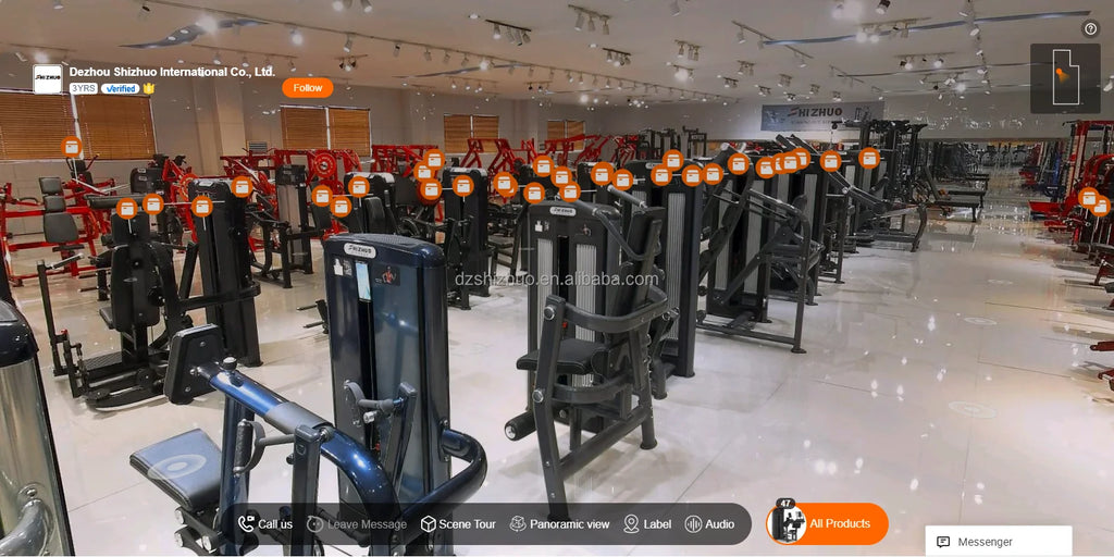 Shizhuo High End Commercial Plate Loaded Gym Fitness Equipment Machine Dumbbell Rack-Double - Sun Studio