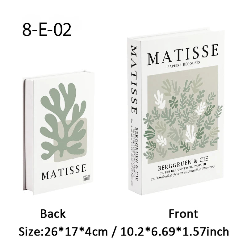 Matisse Fake Books For Decoration Storage Box Abstract Coffee Table Books Luxury Bedroom Decorative Book Bauhaus Boho Home Decor - Sun Studio