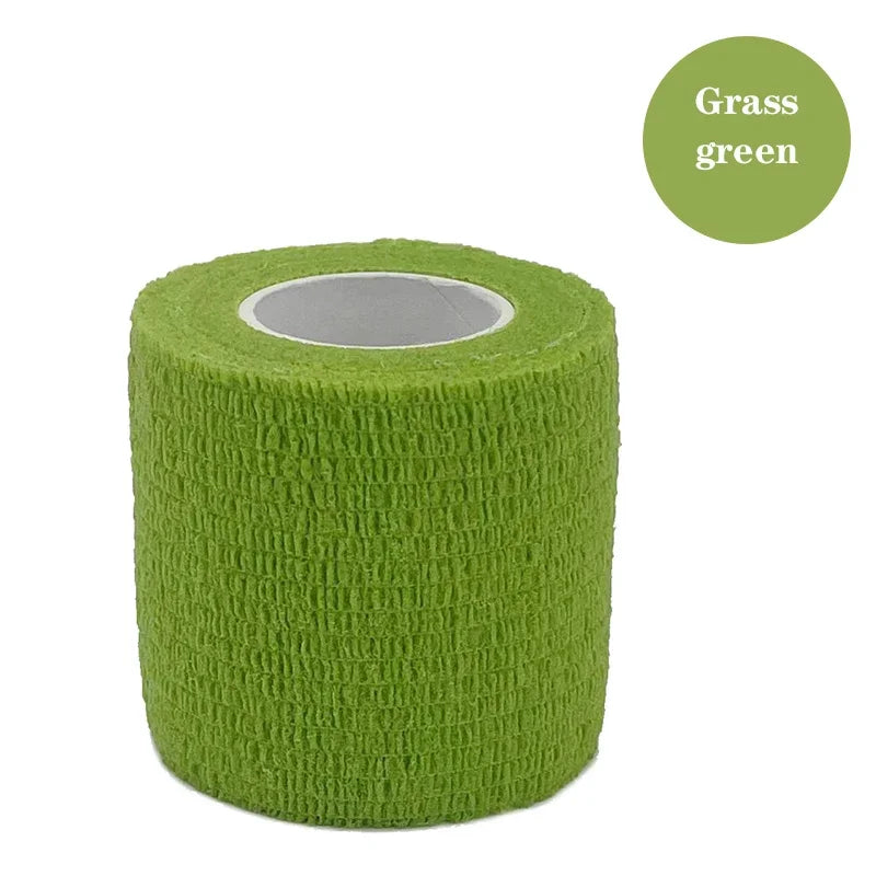1/6pcs 5cmx4.8m Disposable Tattoo Bandage Sport Wrap Tape Self Adhesive Elastic Bandage Colors Tape Tattoo Accessories