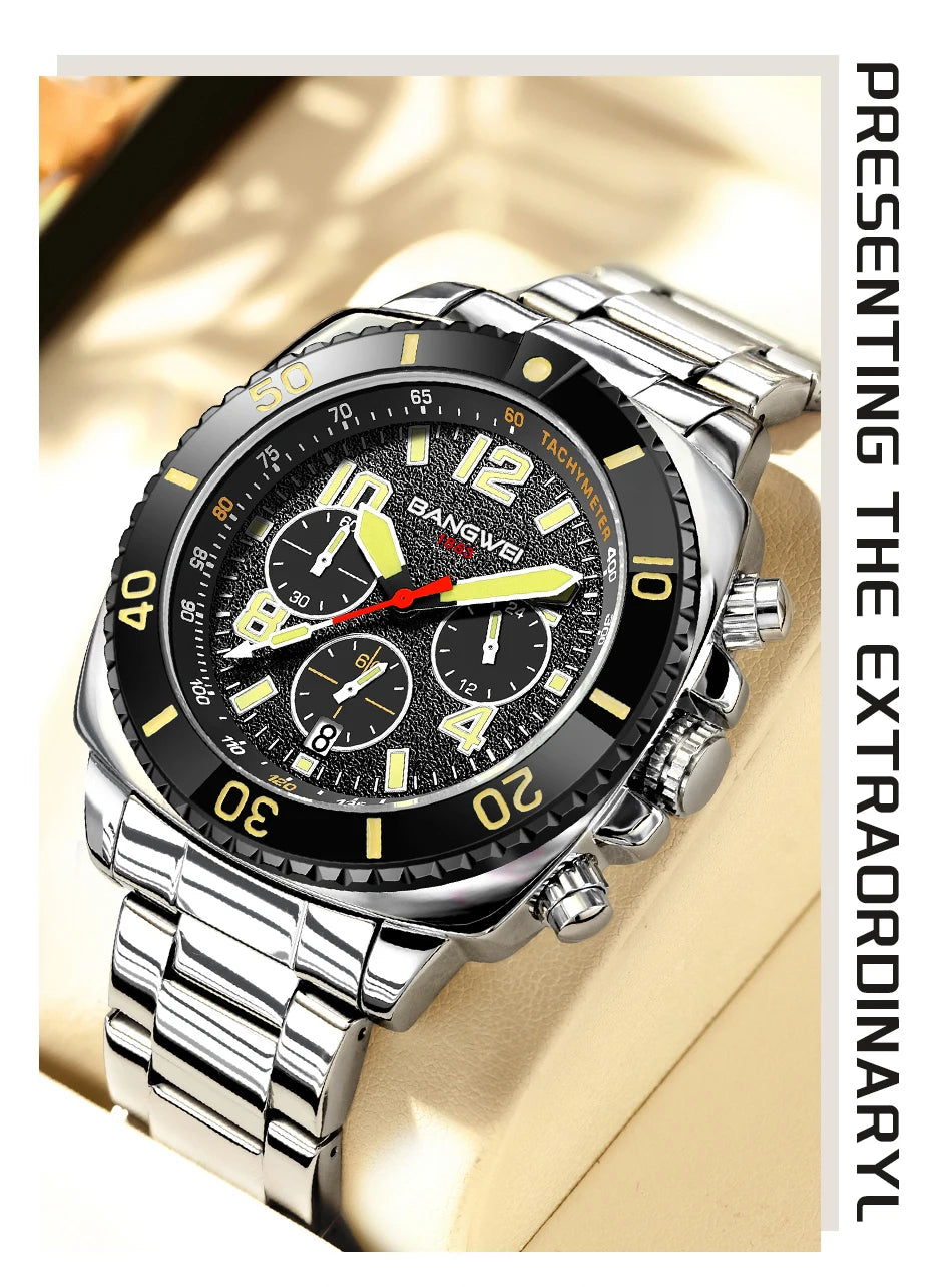 LIGE Men Military Watch Waterproof Wristwatch LED Quartz Clock Sport Watch Male Watches Men Business Clock Relogios Masculino - Sun Studio