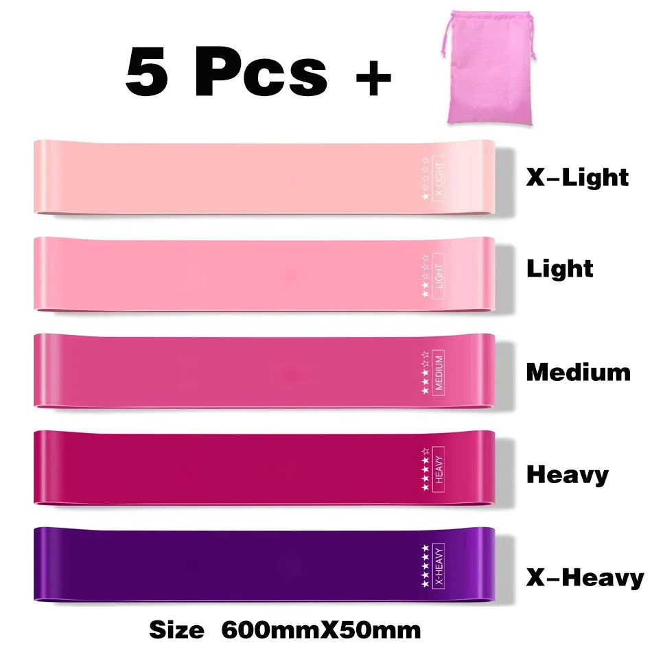 WOSWEIR-Training Resistance Bands Yoga Gym Fitness Gum Pull Up Assist Rubber Band Crossfit Exercise Home Workout Equipment - Sun Studio