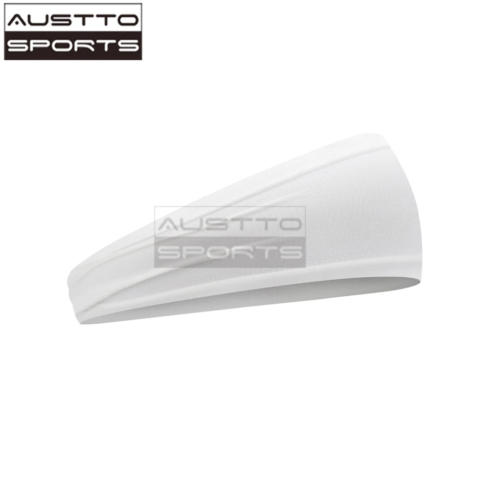 Austto Sports Athletic Headbands Cooling Sweatband for Men Women Running Cycling Hiking Yoga Fitness - Sun Studio