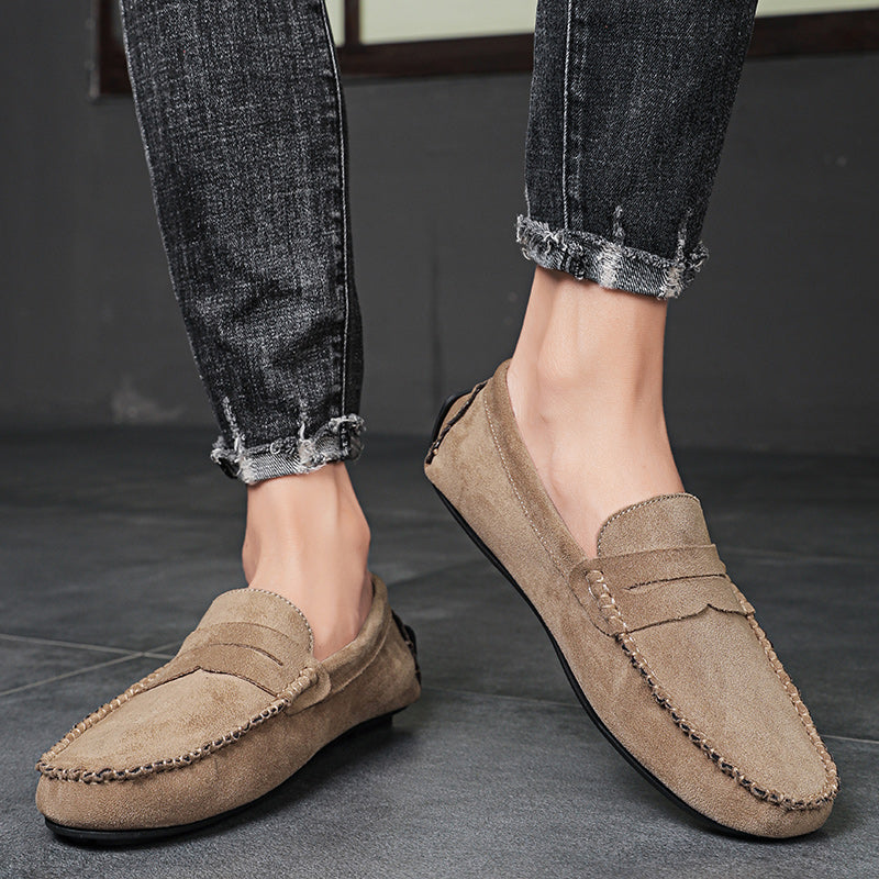 Trend Suede Men Casual Shoes Breathable Comfort Slip-on Mens Driving Shoes Fashion Men Lazy Shoes Luxury Brand Loafers Moccasins - Sun Studio