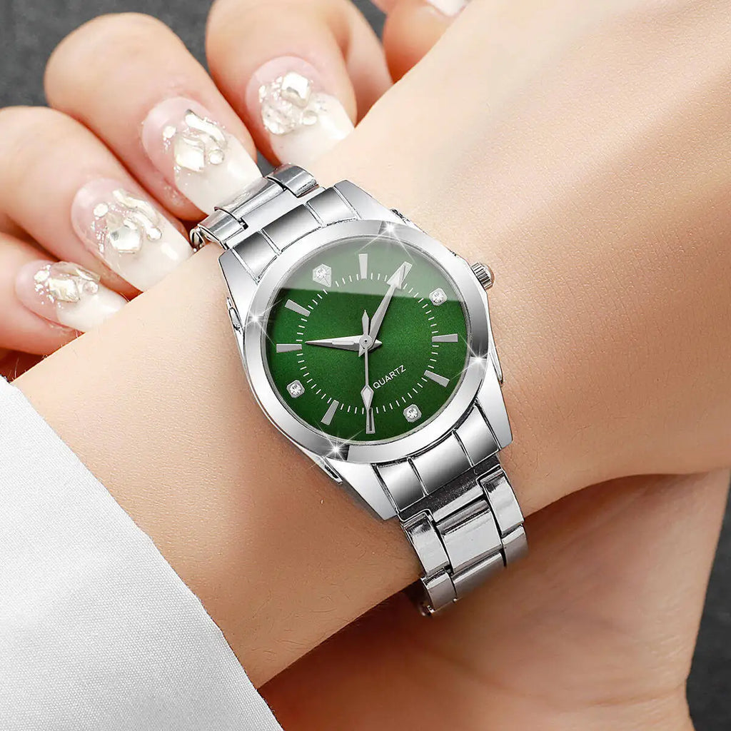 Luxury Rhinestone Women Watches Casual Quartz Wrist Watches For Ladies Clock Reloj Mujer（Without box） - Sun Studio