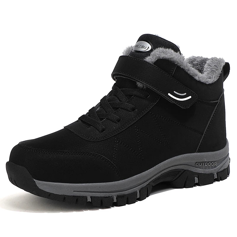 Men Top Quality Casual Snow Boots Waterproof Warm Winter Shoes Men Hiking Boots Outdoor Mountain Climbing Sneaker Man Trekking - Sun Studio