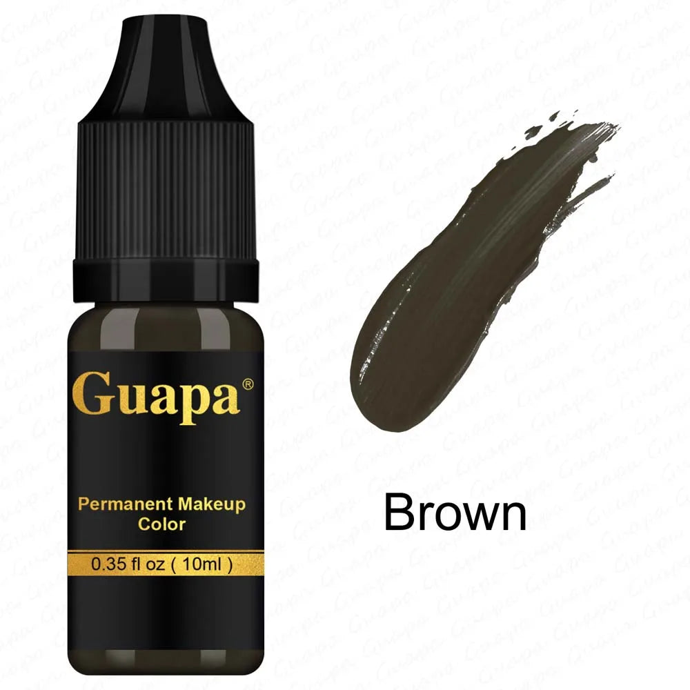 10ML Tattoo Ink Micro pigment Lip Eyebrow Permanent Makeup Pigment Tattoo Supplies for Tattoo Eyebrow Eyeliner Lip