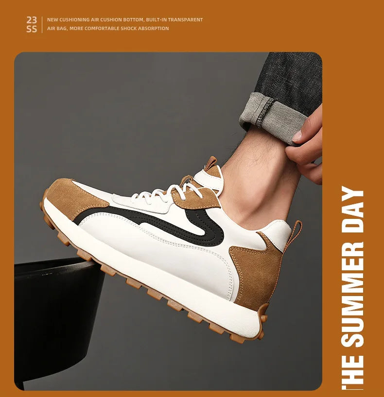 High Quality Flat/6/8 Cm Men Elevator Sneakers Summer Casual Trainers Height Increase Shoes Mesh Student Running Men Lift Shoes - Sun Studio