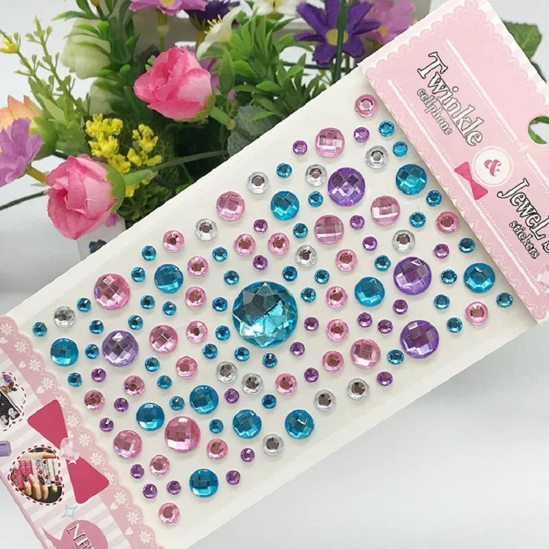 Glitzer Gesicht Aufkleber für Kinder Strasssteine für Augen Gesicht Diamanten Helle Aufkleber Festival Makeup Juwelen Aufkleber ZS006