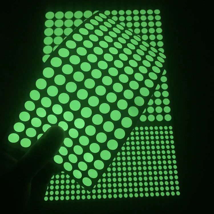 Luminous Round Dot Wall Stickers Kids Room Background Decoration Self-adhesive Decals Bedroom Home Decor Glow In The Dark Mural - Sun Studio