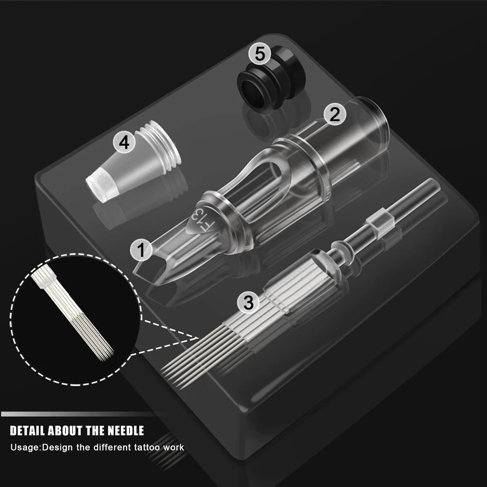 Professional Wireless Tattoo Machine Kit Wireless Rotary Tattoo Pen with Tattoo Cartridge Needles Inks for Tattoo Beginners Set - Sun Studio