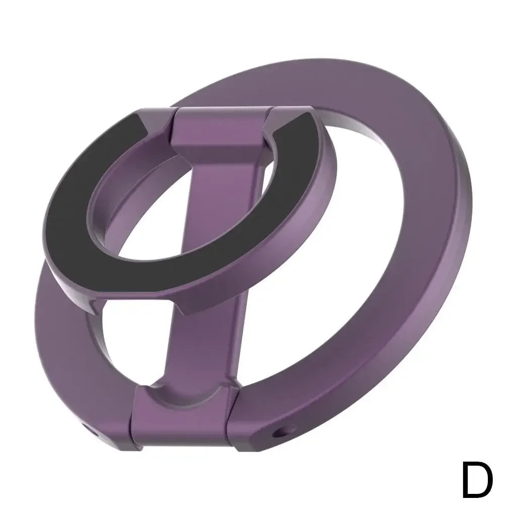 For MagSafe Double Sided Magnetic Phone Ring Holder Portable Folding Cellphones Stand Phone Accessories Support Bracket Grip Tok - Sun Studio