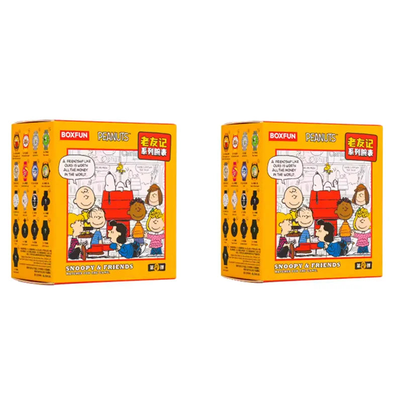Genuine Maihe And Snoopy Peanuts Watch Blind Box Friends Joint Collection Trendy Peripheral Watches Collect Children'S Gifts - Sun Studio