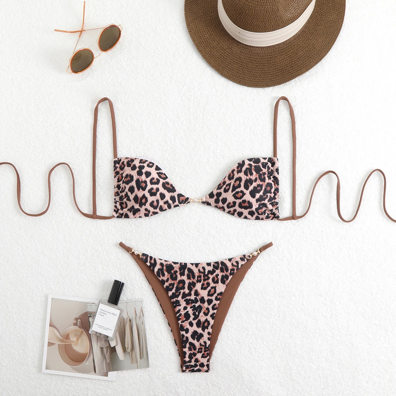 Leopard Swimwear Women 2025 Bathing Suit Micro Bikini Brazilian Biquinis Mini Swimsuit Push Up Swimming Suit Maillot De Bain - Sun Studio