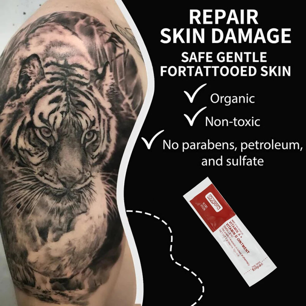 Fougera Vitamin Ointment Tattoo Aftercare Cream Eyebrow Lip Repair A&D Anti-Scar Healing Gel PMU Permanent Makeup Tattoo Supply - Sun Studio