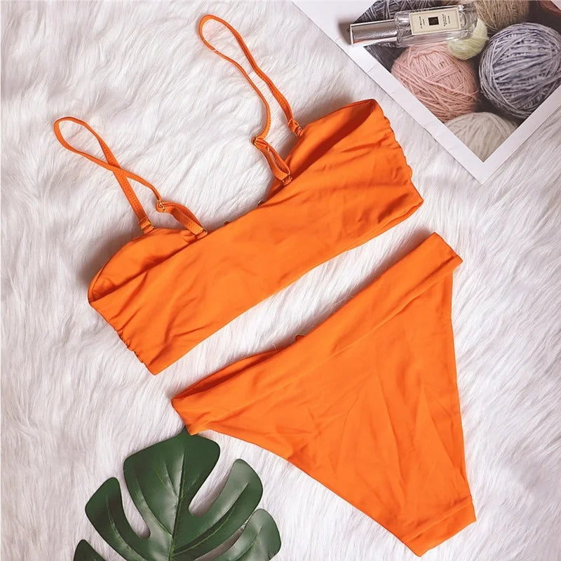 Pink Sexy Bikinis 2026 Women's Swimwear Female Swimsuit Swim Wear Bathing Suits Brazilian Girls Bikini Set Beachwear Pool Bather - Sun Studio
