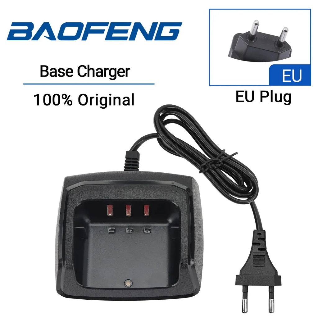 Baofeng UV 13 Battery Charger For Walkie Talkie UV K5M UV K5 Plus UV 8R Base Desktop Charger Station Two Way Radio Accessories - Sun Studio