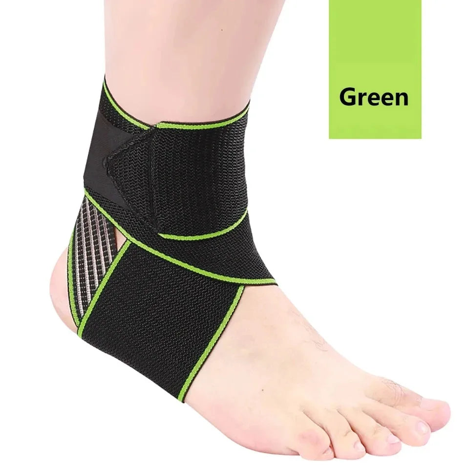 1PCS Professional Elastic Ankle Support Brace Sports Strain Wraps Bandages Weave Ankle Protector for Fitness Running Basketball - Sun Studio