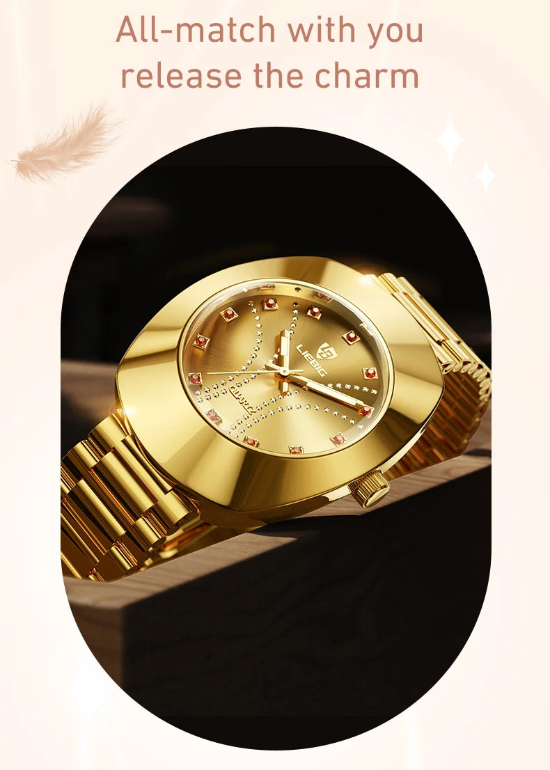 Fashion Brand Men's watches Women's Quartz watch Female Waterproof Luxury Wristwatch Relogio Feminino Casual Male Clock L1021 - Sun Studio