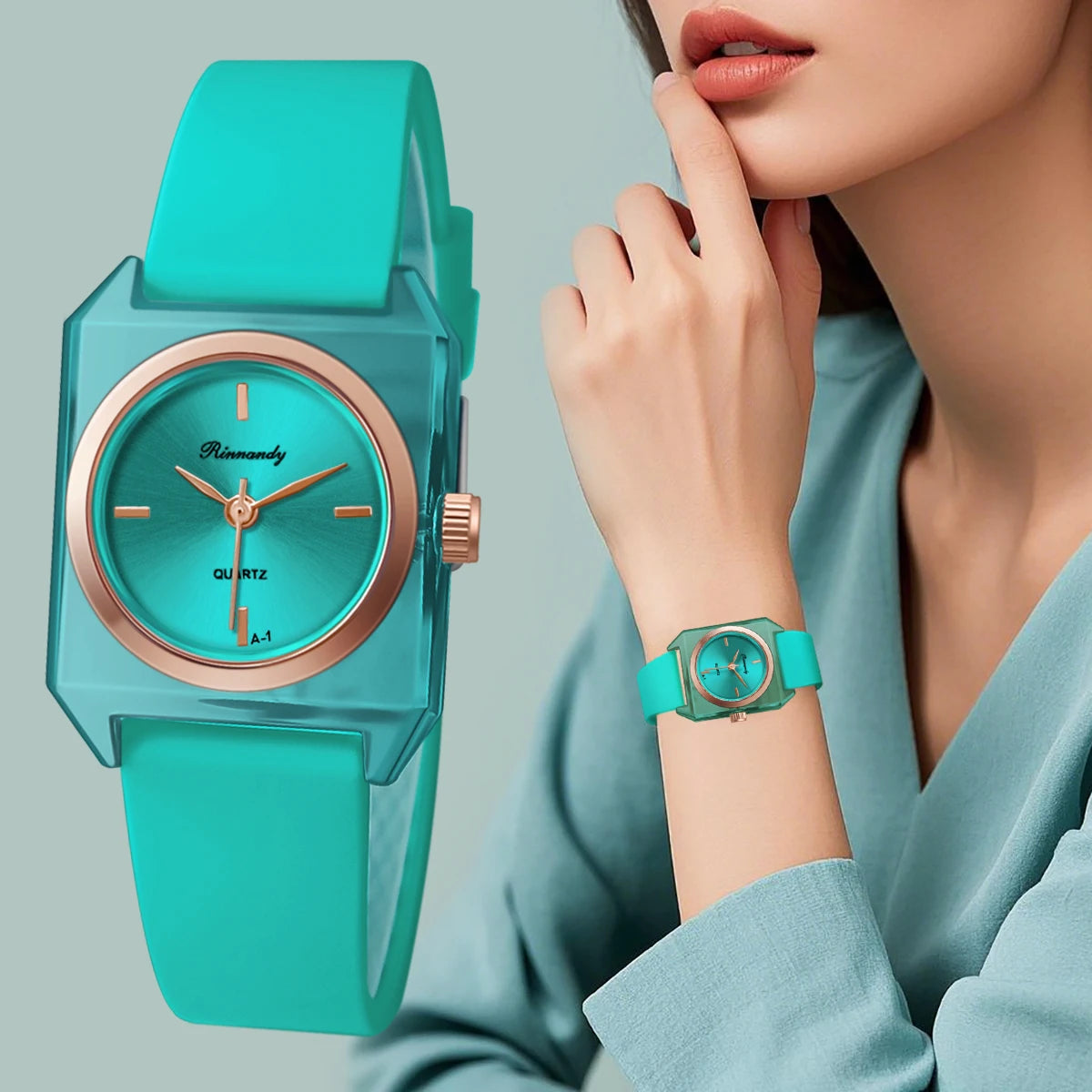 Simple Women‘s Watch Silicone Strap Watches Women Quartz Clock Ladies Wristwatch Christmas Festival Gift Valentine's Day - Sun Studio