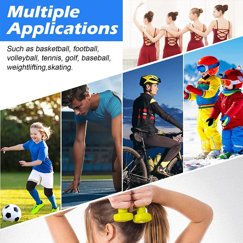 WorthWhile Dancing Knee Pads for Volleyball Yoga Women Kids Men Patella Brace Support EVA Kneepad Fitness Protector Work Gear - Sun Studio