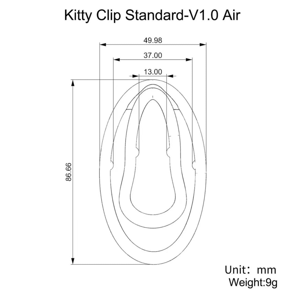 Kitty Clip V1.0 Air Cross-dressing chastity clip for TS women, male disguise, and genital concealment. - Sun Studio