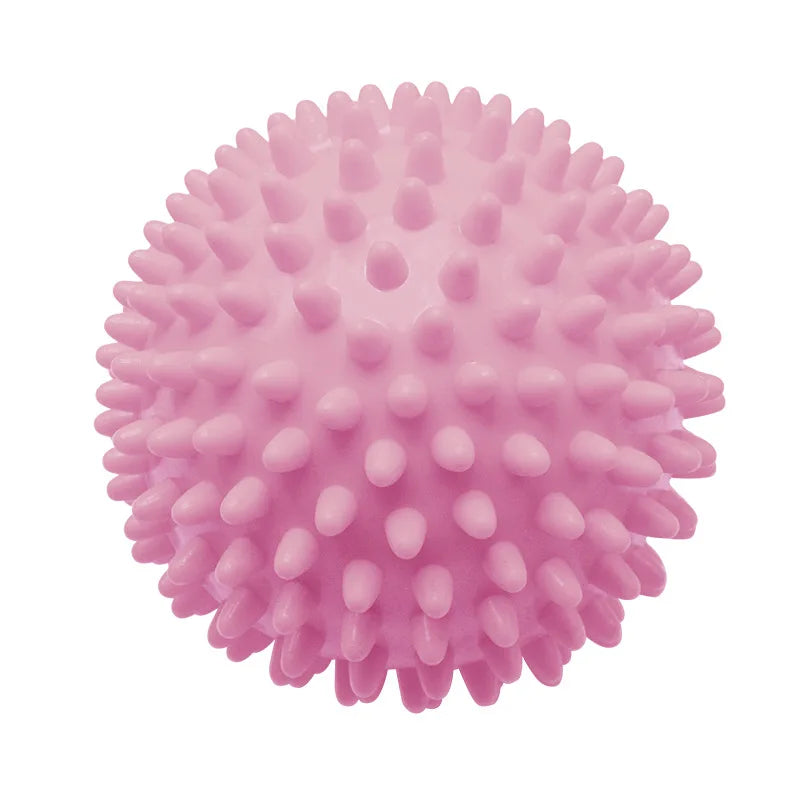 9cm PVC Spiky Massage Yoga Ball Trigger Point Sport Fitness Hand Foot Pain Stress Relief Muscle Relax Unisex Stab Massage Ball - Sun Studio