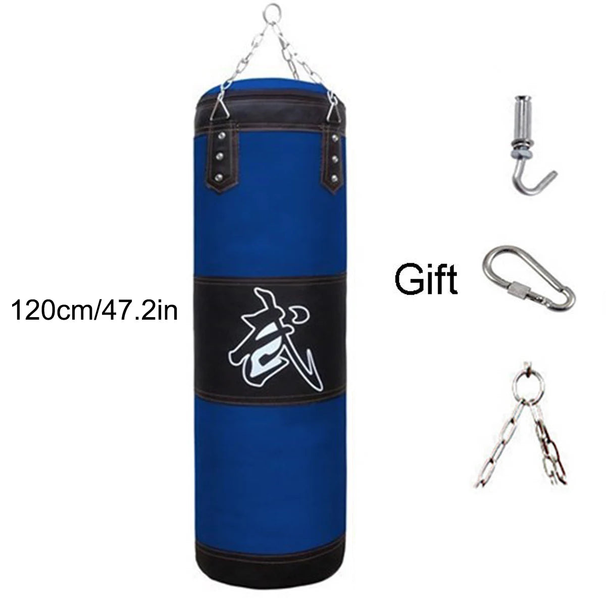Punch Sandbag Heavy Boxing Punching Bag with Ceiling Hook Steel Chain Fitness Training MMA Kickboxing Muay Thai Karate Taekwondo - Sun Studio