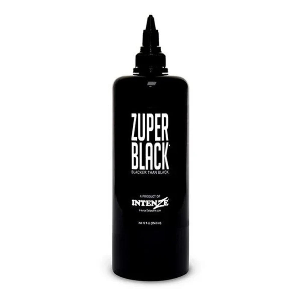 INTENZE TATTOO INK ZUPER BLACK  Tattoo Ink Pigment Black Professional DIY Tattoo Pigment Permanent Body Art Tattoo Supply - Sun Studio