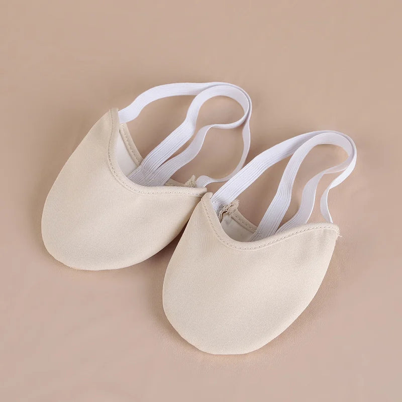 Half Length Rhythmic Gymnastics Equipment Soft Breathable Socks Knitted Sole Shoes Art Gym Child Adult Dancing Pads Insoles - Sun Studio