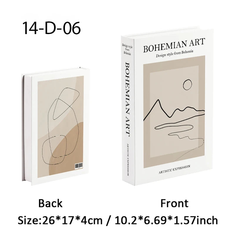 Matisse Fake Books For Decoration Storage Box Abstract Coffee Table Books Luxury Bedroom Decorative Book Bauhaus Boho Home Decor - Sun Studio
