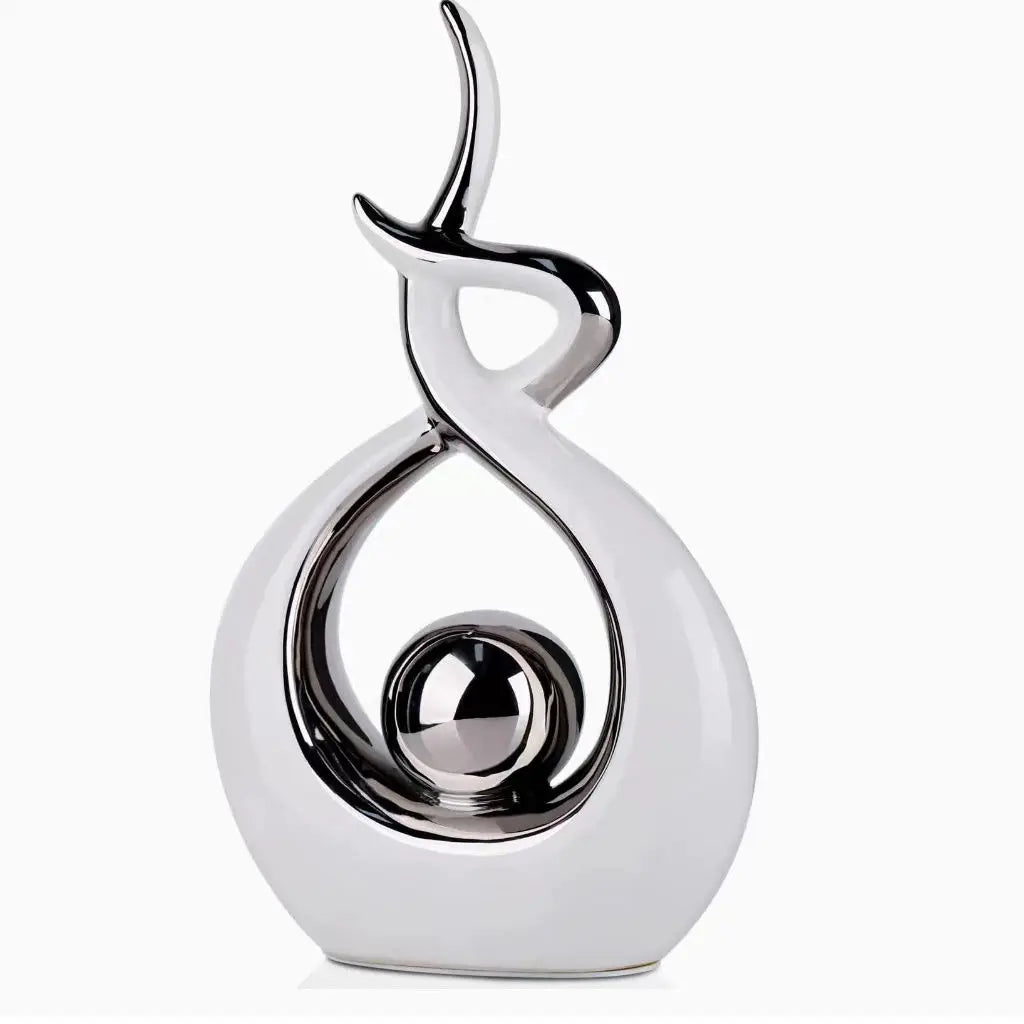 Modern Ceramic Feng Shui Ornaments Attract Wealth And Prosperity Home Living Room TV Cabinet Wine Cabinet Furnishing Decorations - Sun Studio