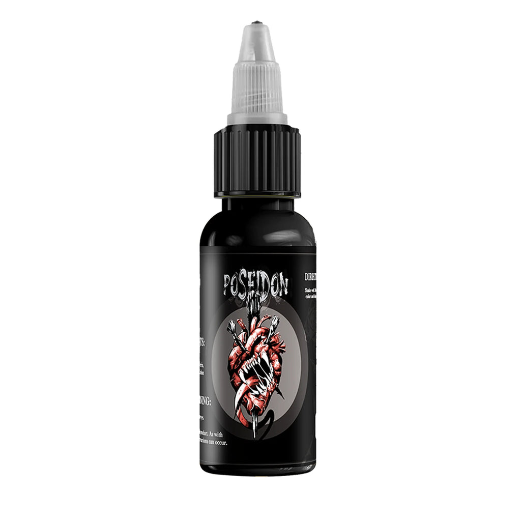 POSEIDON 30ML 5 Color Tattoo Ink Professional Longlasting Tattoo Pigment Permanent Body Art Pigment Tattoo Ink Tattoo Supplies - Sun Studio