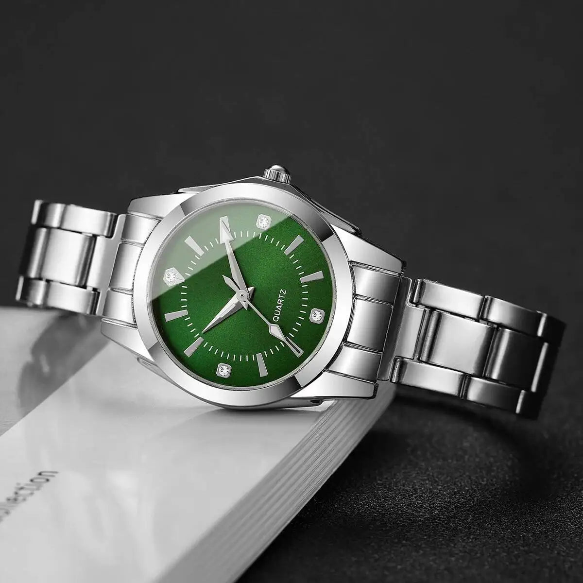 Luxury Rhinestone Women Watches Casual Quartz Wrist Watches For Ladies Clock Reloj Mujer（Without box） - Sun Studio