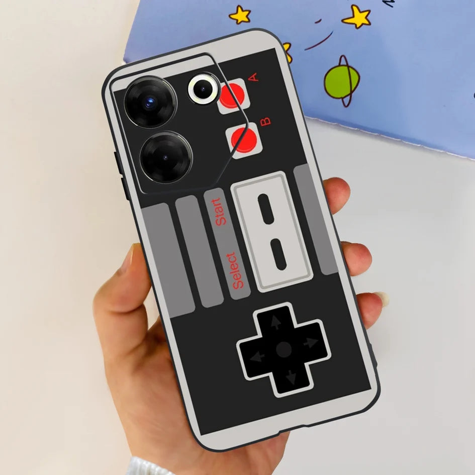 For Tecno Camon 20 Pro 5G Case 2023 Cute Love Heart Football Slim Cover Soft Silicone Funda For Tecno Camon20 Pro 5G CK8n Bumper
