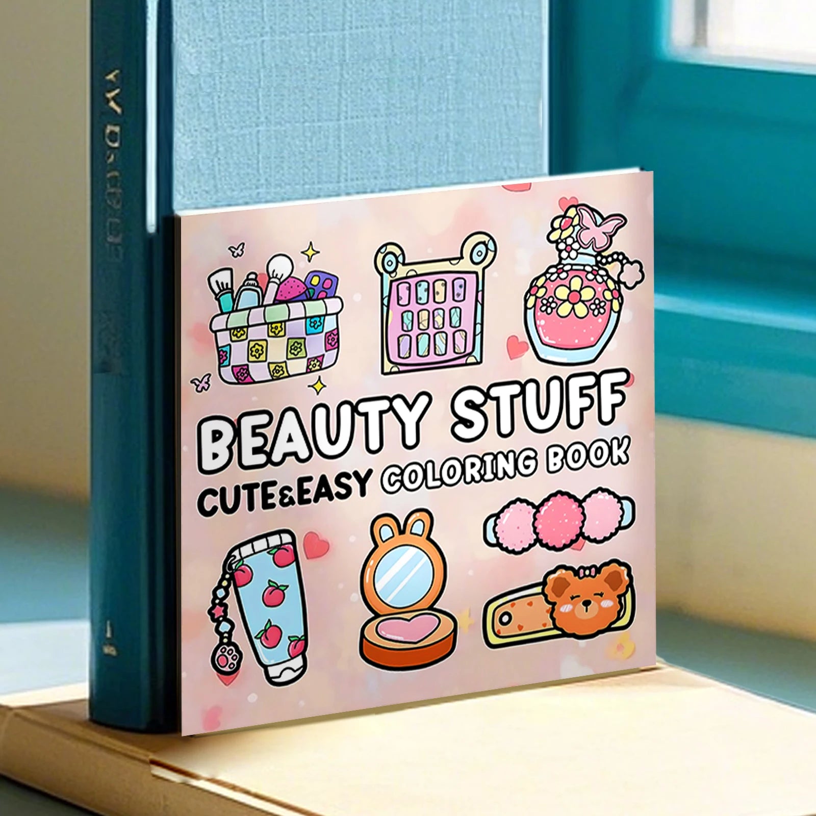 Beauty Stuff Coloring Book 24 Page Adult Picture Books Gift Birthday Party Relieve Stress Kill Time Graffiti Painting Drawing ﻿ - Sun Studio