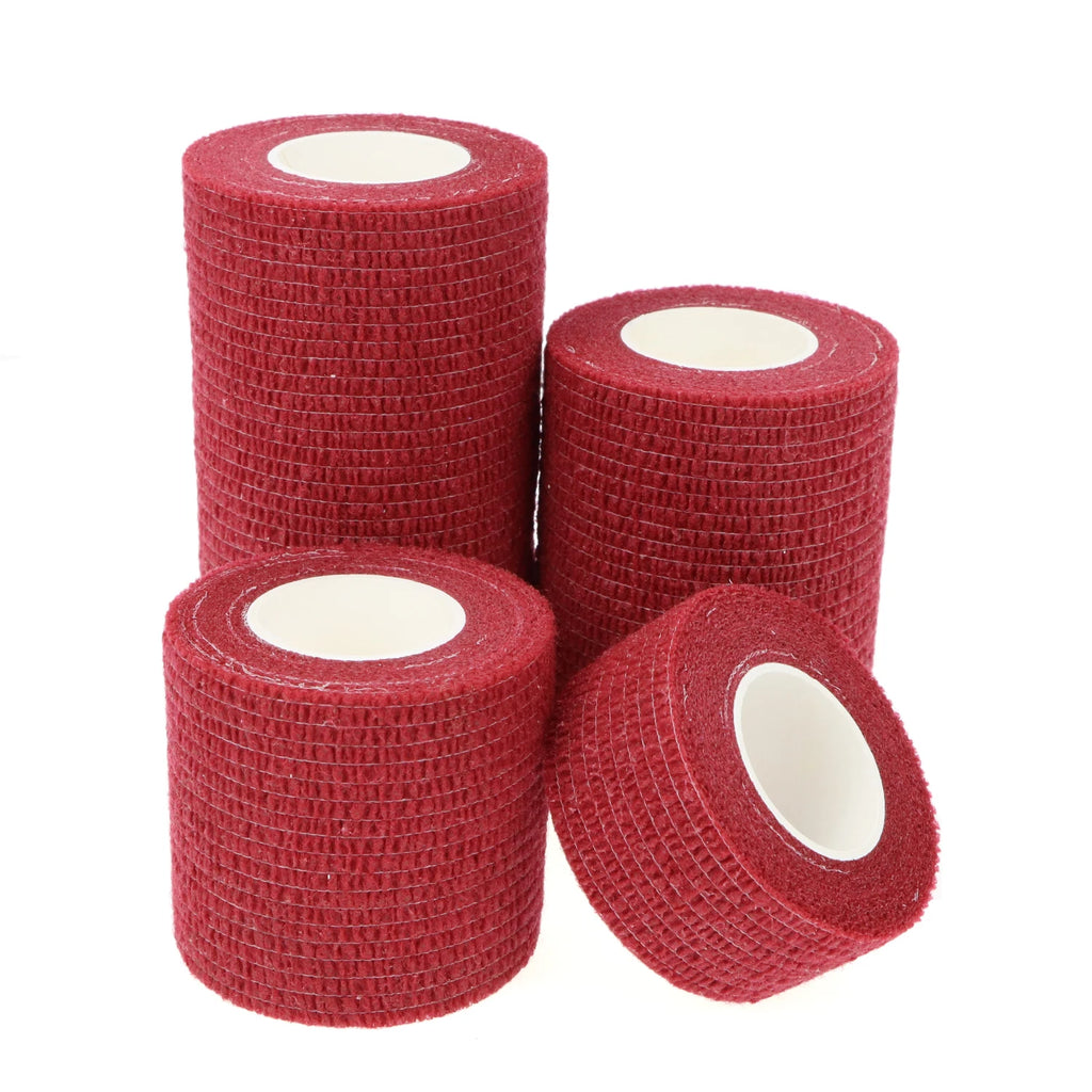 24 Pieces Elastic Bandage Tapes Athletic Tape Elastoplast Sports Recovery Strapping Gym Waterproof Muscle Relief Finger Ankle - Sun Studio