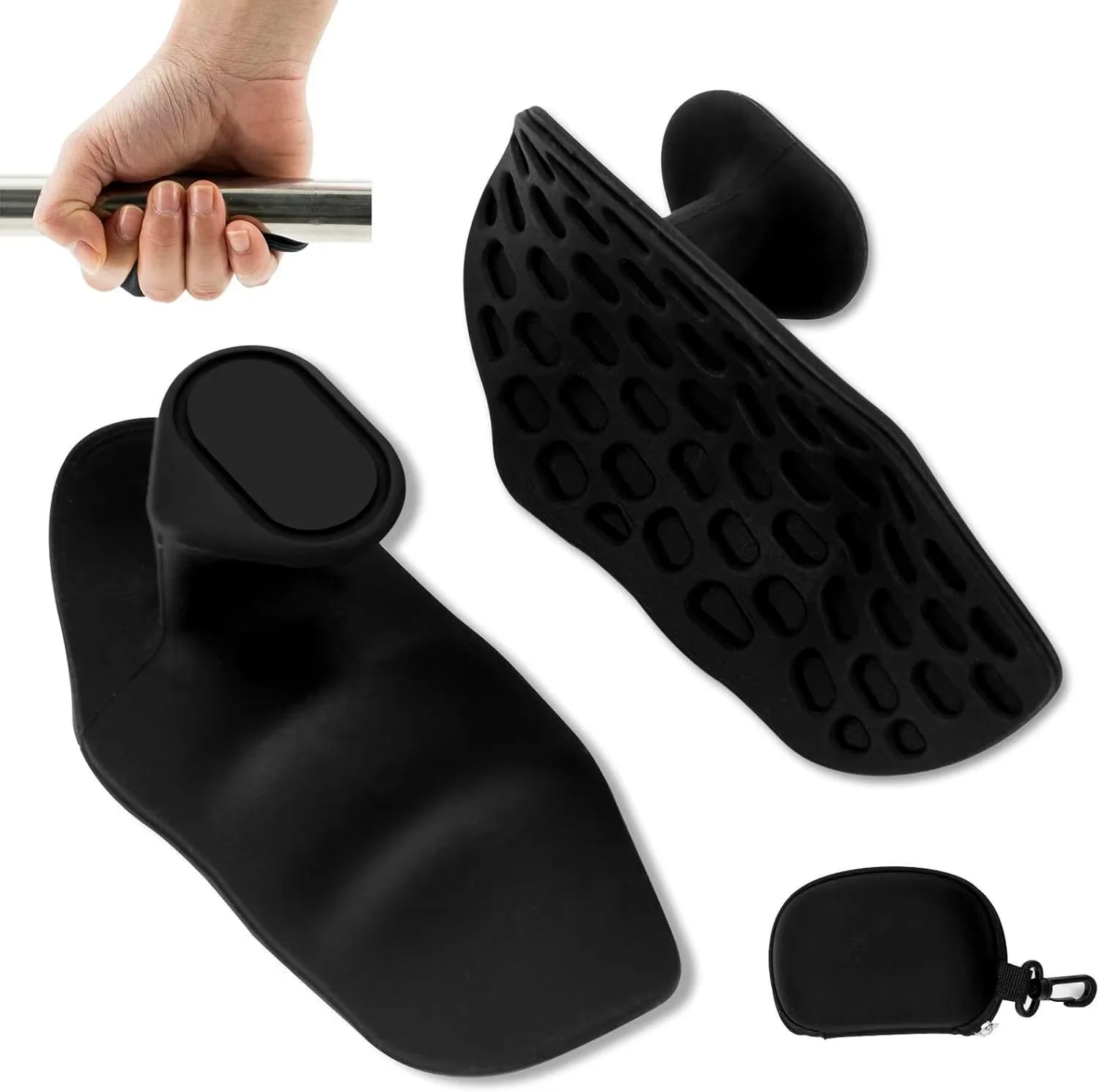 Gym Gloves Grip Strengthener Silicone Palm Grips Crosstraining Palm Grip Hand Protection for Gymnastics Weightlifting Exercise - Sun Studio