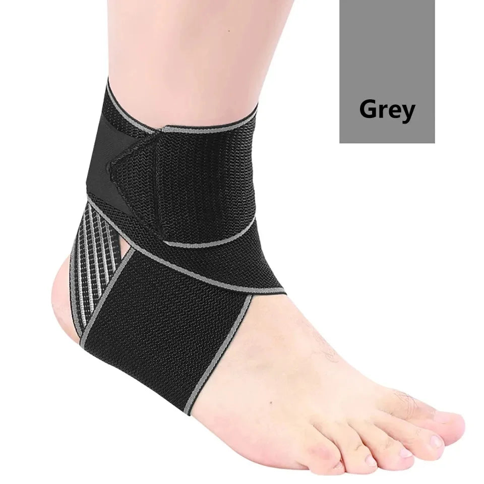 1PCS Professional Elastic Ankle Support Brace Sports Strain Wraps Bandages Weave Ankle Protector for Fitness Running Basketball - Sun Studio