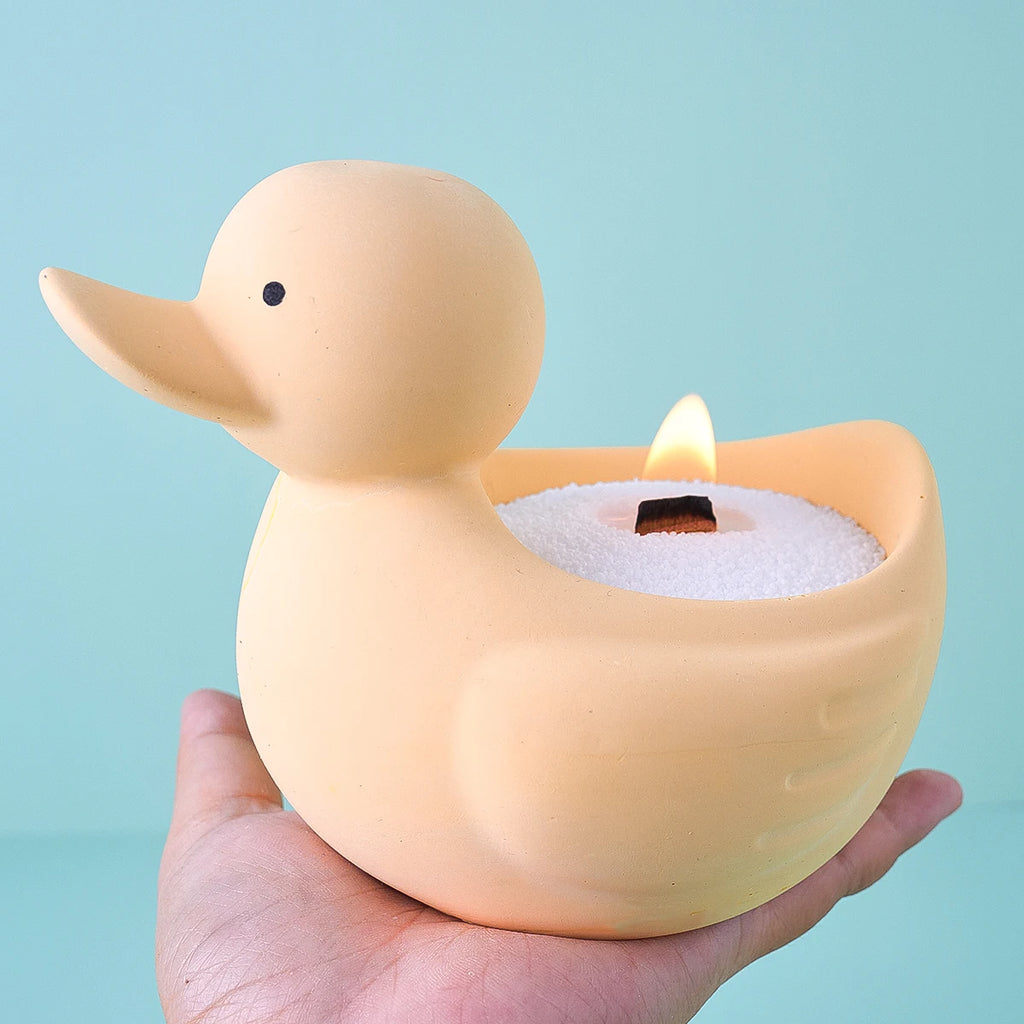 S/M/L Duck Silicone Mold DIY Handmade Cute Cartoon Duck Scented Candle Flowerpot Candle Jar Storage Box Plaster Mold Home Decor - Sun Studio