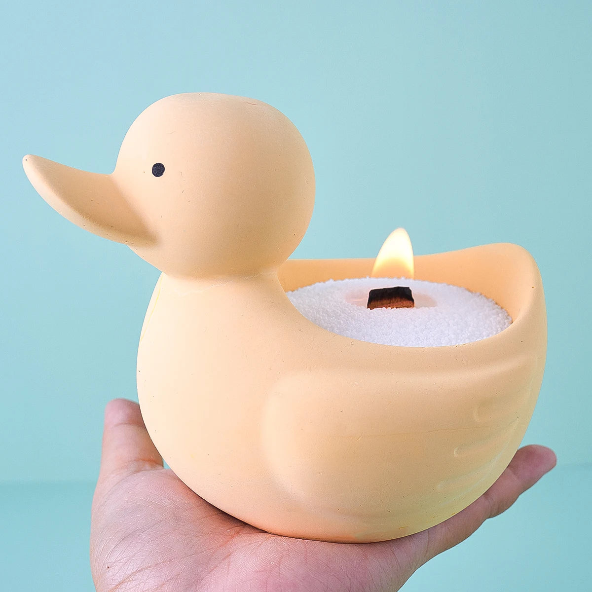 S/M/L Duck Silicone Mold DIY Handmade Cute Cartoon Duck Scented Candle Flowerpot Candle Jar Storage Box Plaster Mold Home Decor - Sun Studio