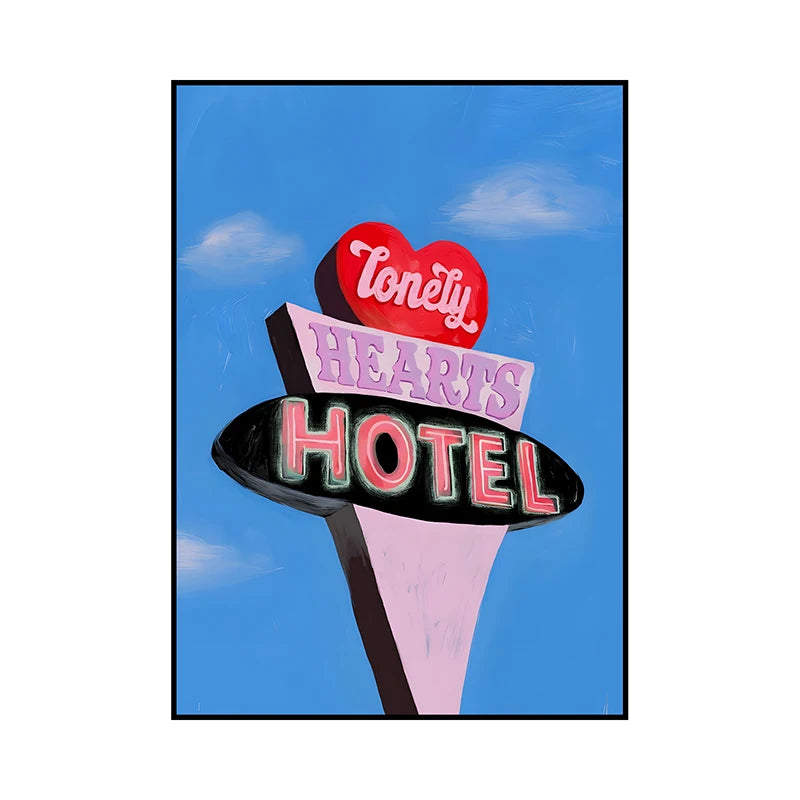Classic Vintage Posters Abstract Retro Mind Maze Canvas Print Mid Century Wall Art Canvas Painting for Living Room Home Decor - Sun Studio