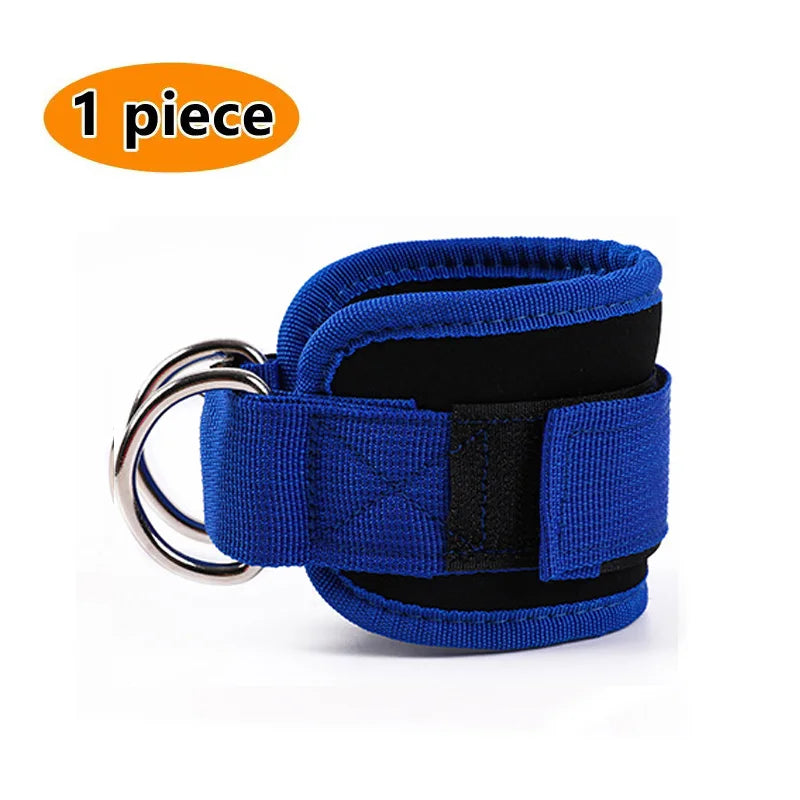 Gym Ankle Straps Double D-Ring Adjustable Neoprene Padded Cuffs Ankle Weight Leg Training Brace Support Sport Safety Abductors - Sun Studio