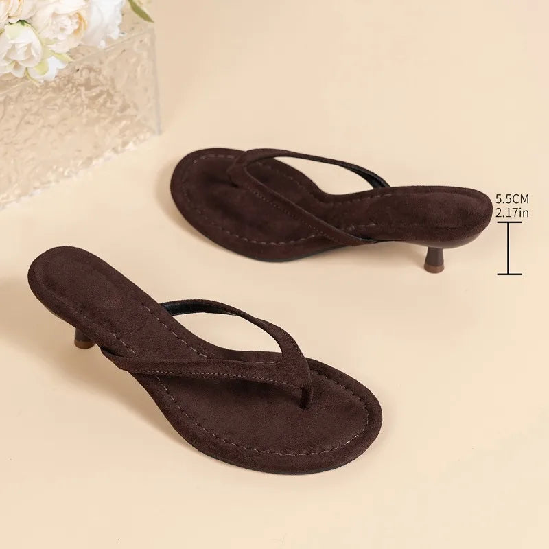 Summer new style open-toe sandals for women - ankle-length, versatile, round-toe, low-heeled, high-heeled claddes - Sun Studio
