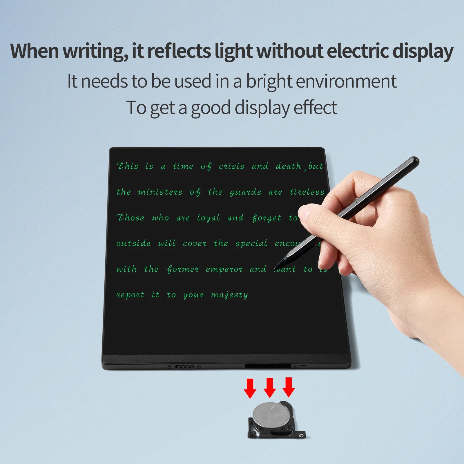 New 9.5 Inch Full Screen Superfine Handwriting Lcd Writing Tablet Drawing Board Electronic Superfine Notepads Educational - Sun Studio